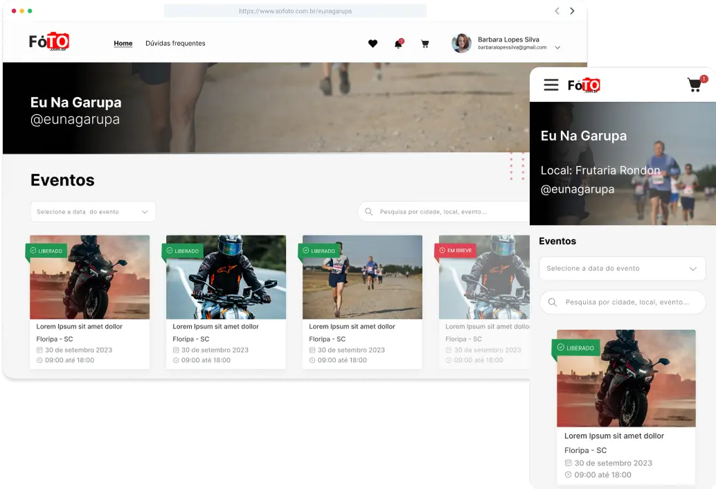 Só Foto dashboard